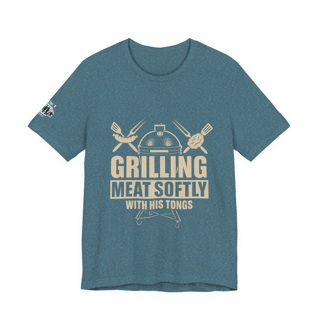 Grilling me softly with tongs