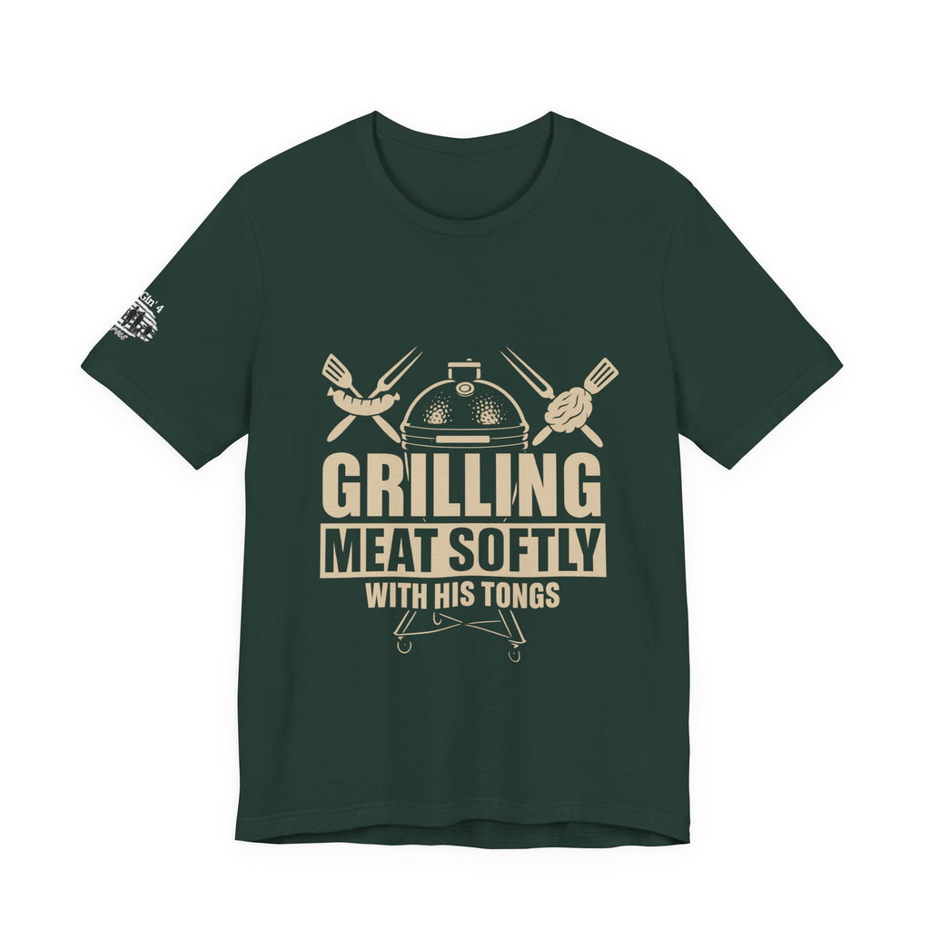 Grilling me softly with tongs