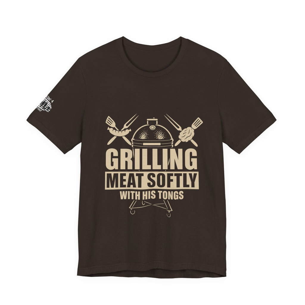 Grilling me softly with tongs